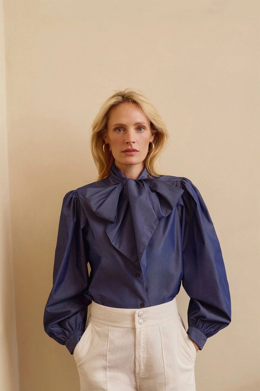 Fairytale Shirt in Navy by Maria De La Orden