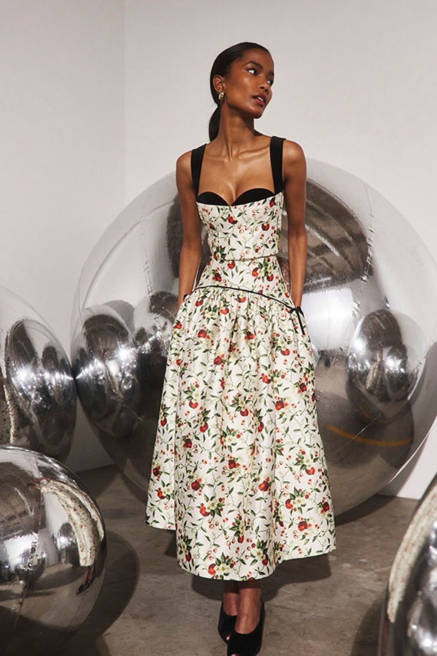 Nolita Skirt in Camellia Ivory by Hunter Bell