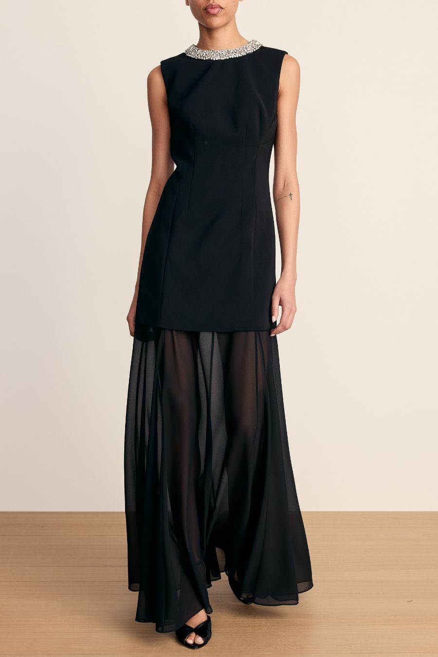 Luminara Dress in Black by Veronica Beard