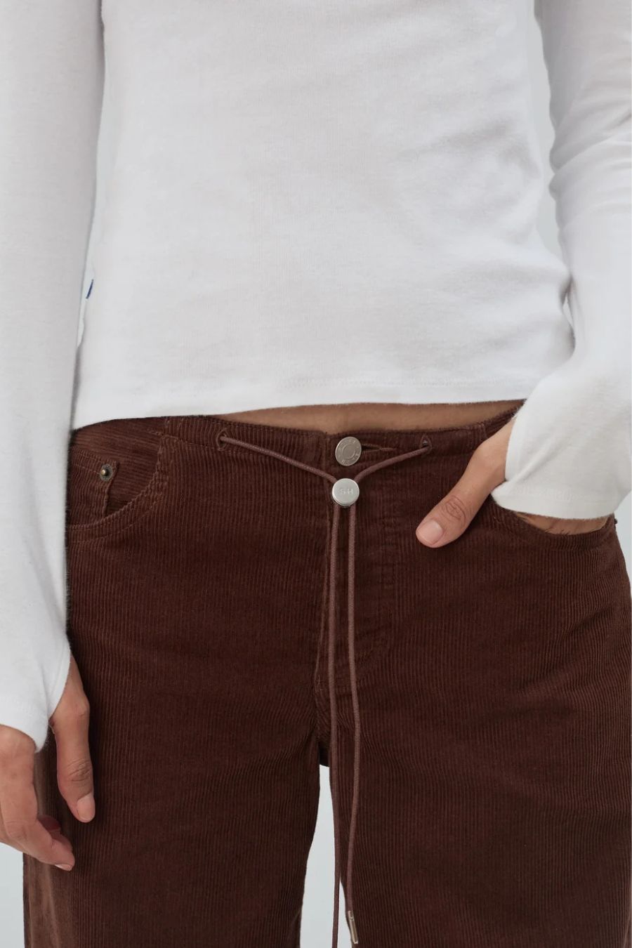 Cool Jean in Chocolate Corduroy