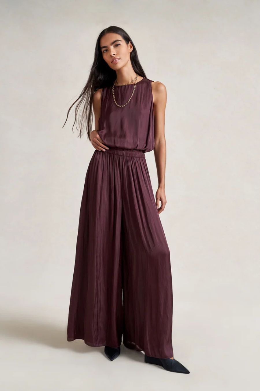 Fleur Pant in Port by LA LIGNE
