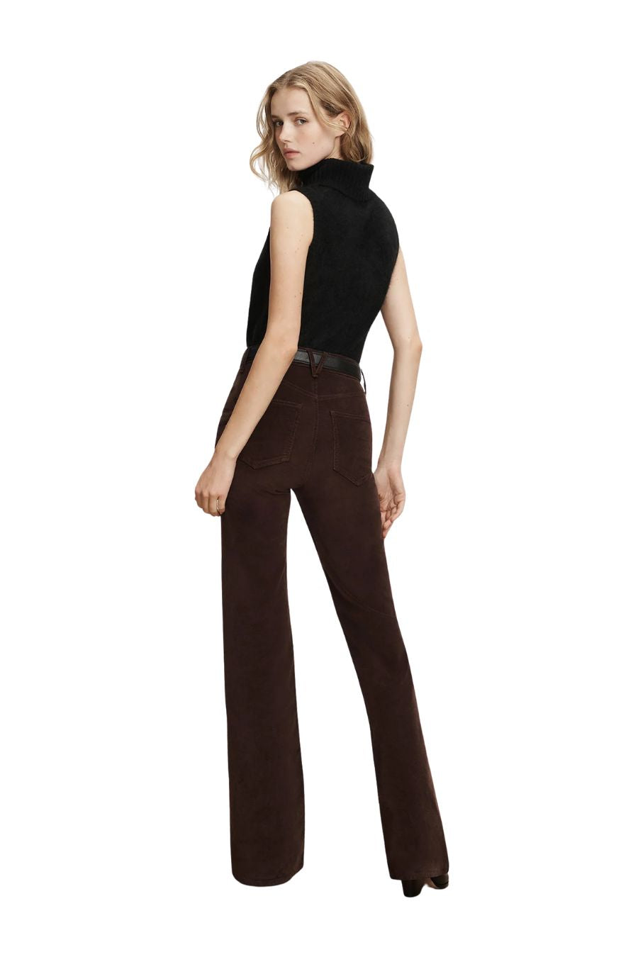 Mazzy Brushed Cashmere Shell in Black