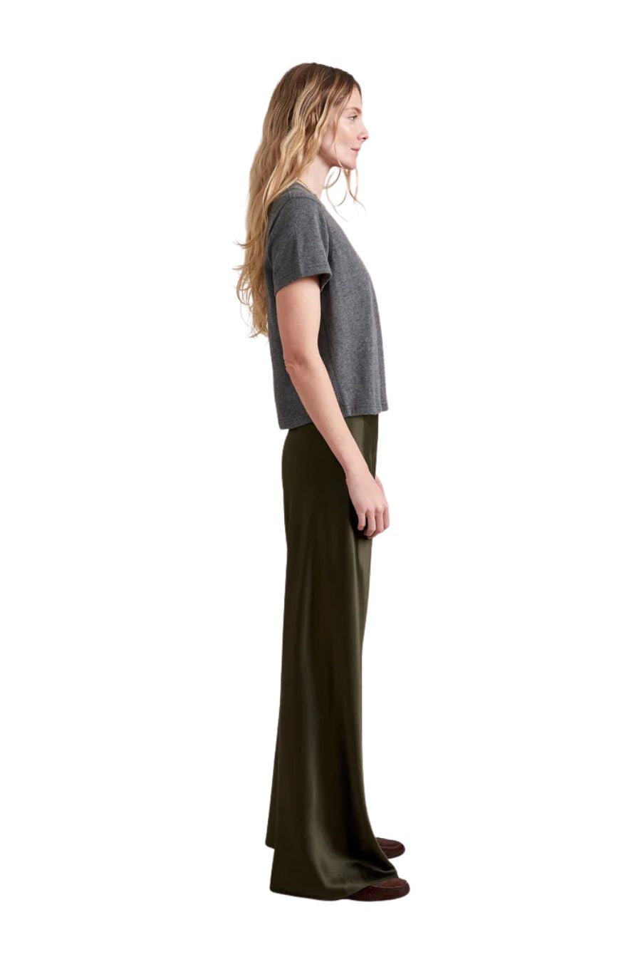 Colby Pant in Olive by LA LIGNE