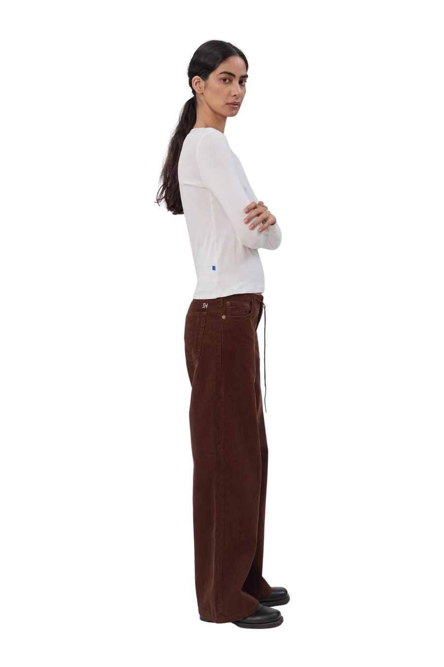 Cool Jean in Chocolate Corduroy