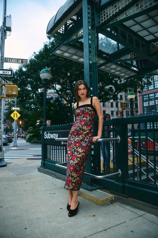 Gimlet Dress in Golden Hour by Hunter Bell