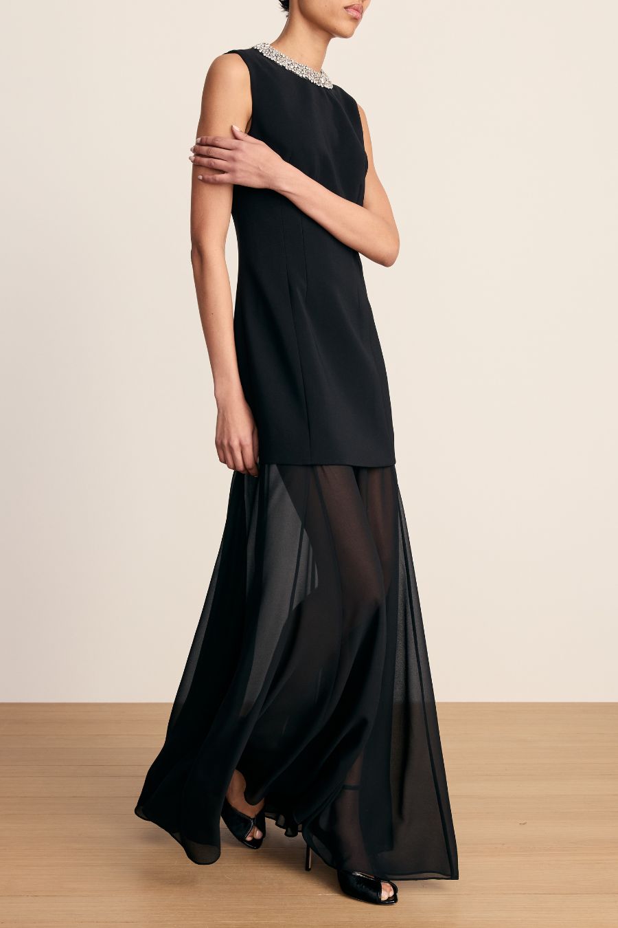 Luminara Dress in Black by Veronica Beard