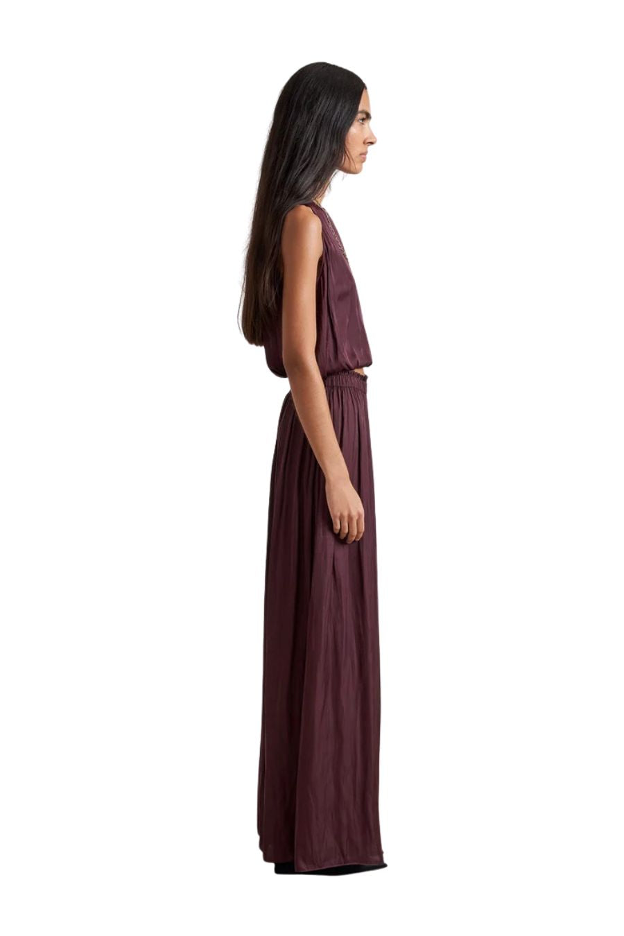 Fleur Pant in Port by LA LIGNE