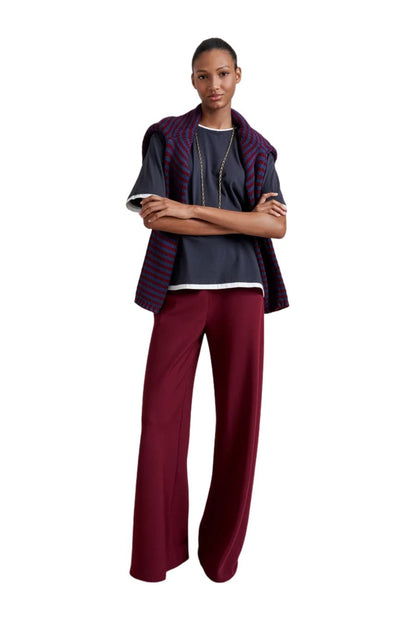 Colby Pant in Oxblood by LA LIGNE