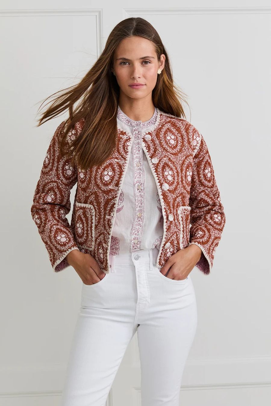 Sophie Jacket in Rust