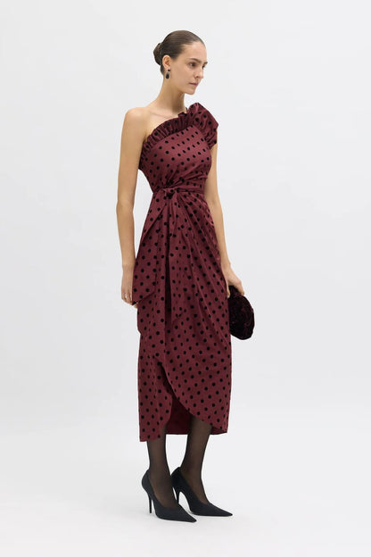 Charlotte Dress in Pinot Multi