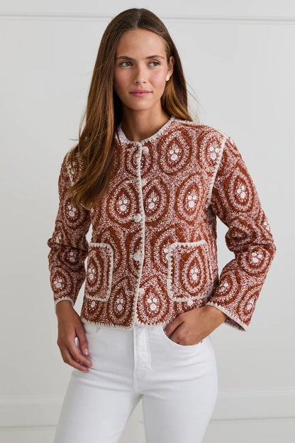 Sophie Jacket in Rust