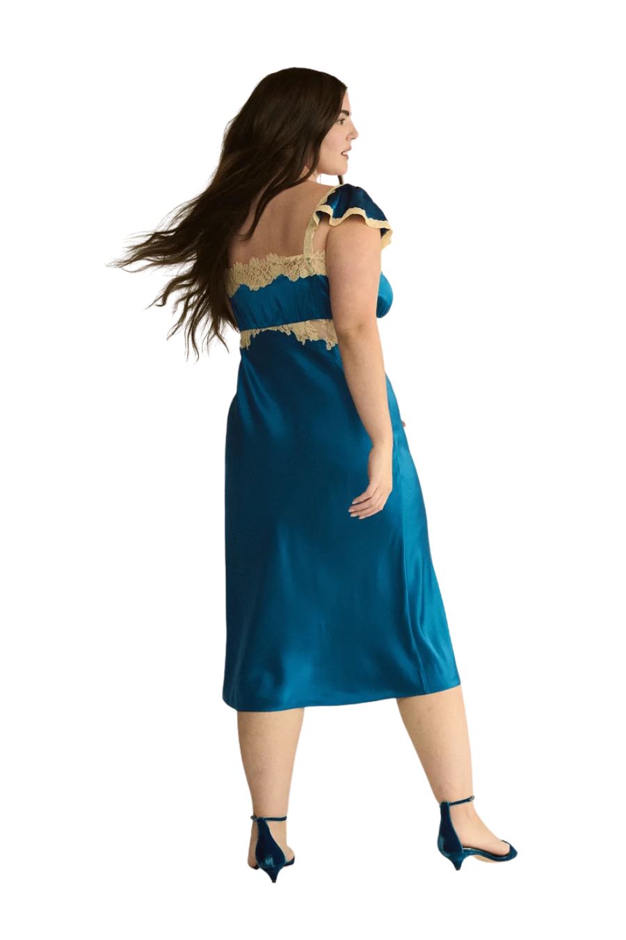 Valline Dress in Sapphire