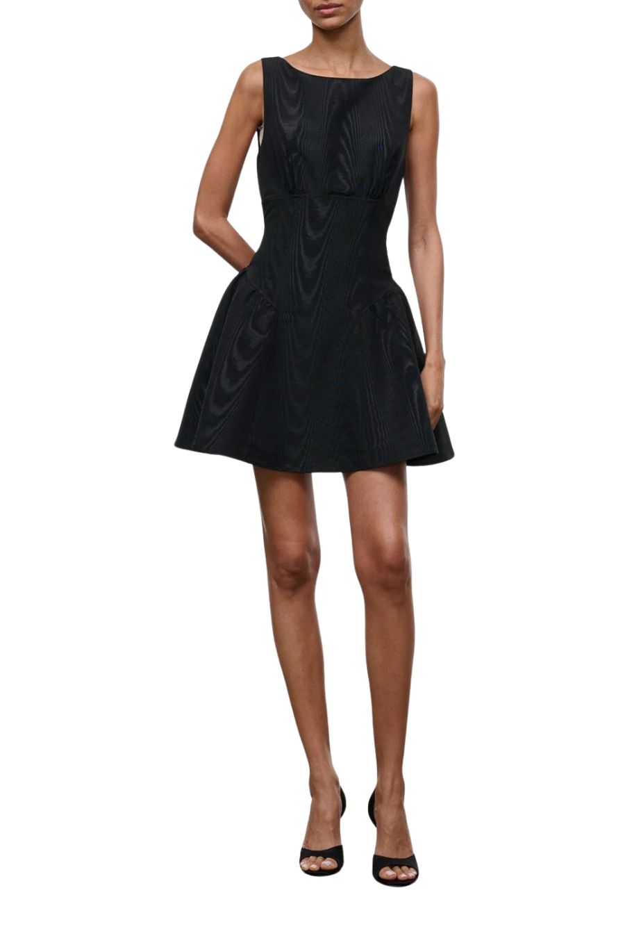 Gwenette Mini Dress in Black