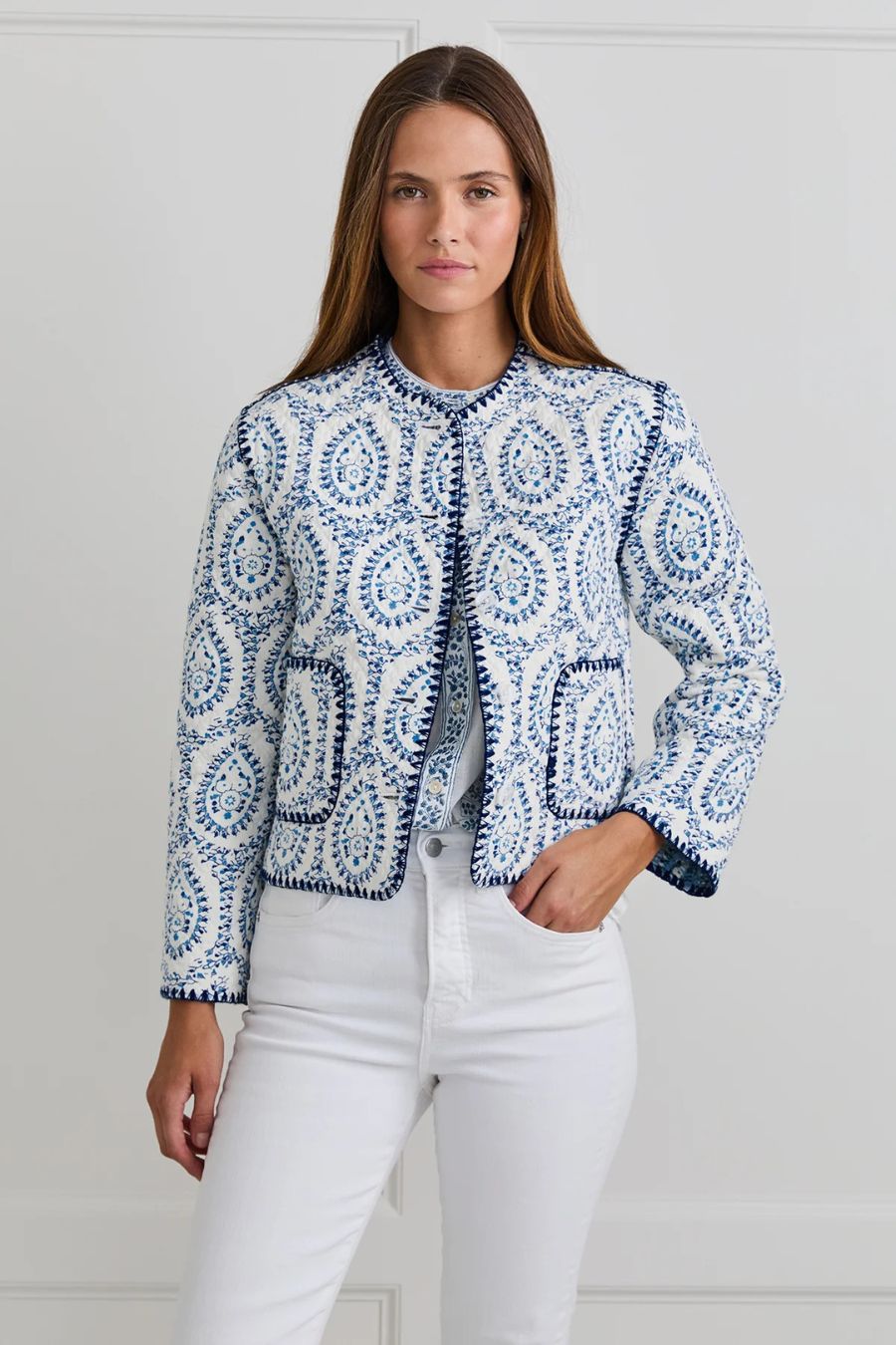 Sophie Jacket in Cloud by Asha