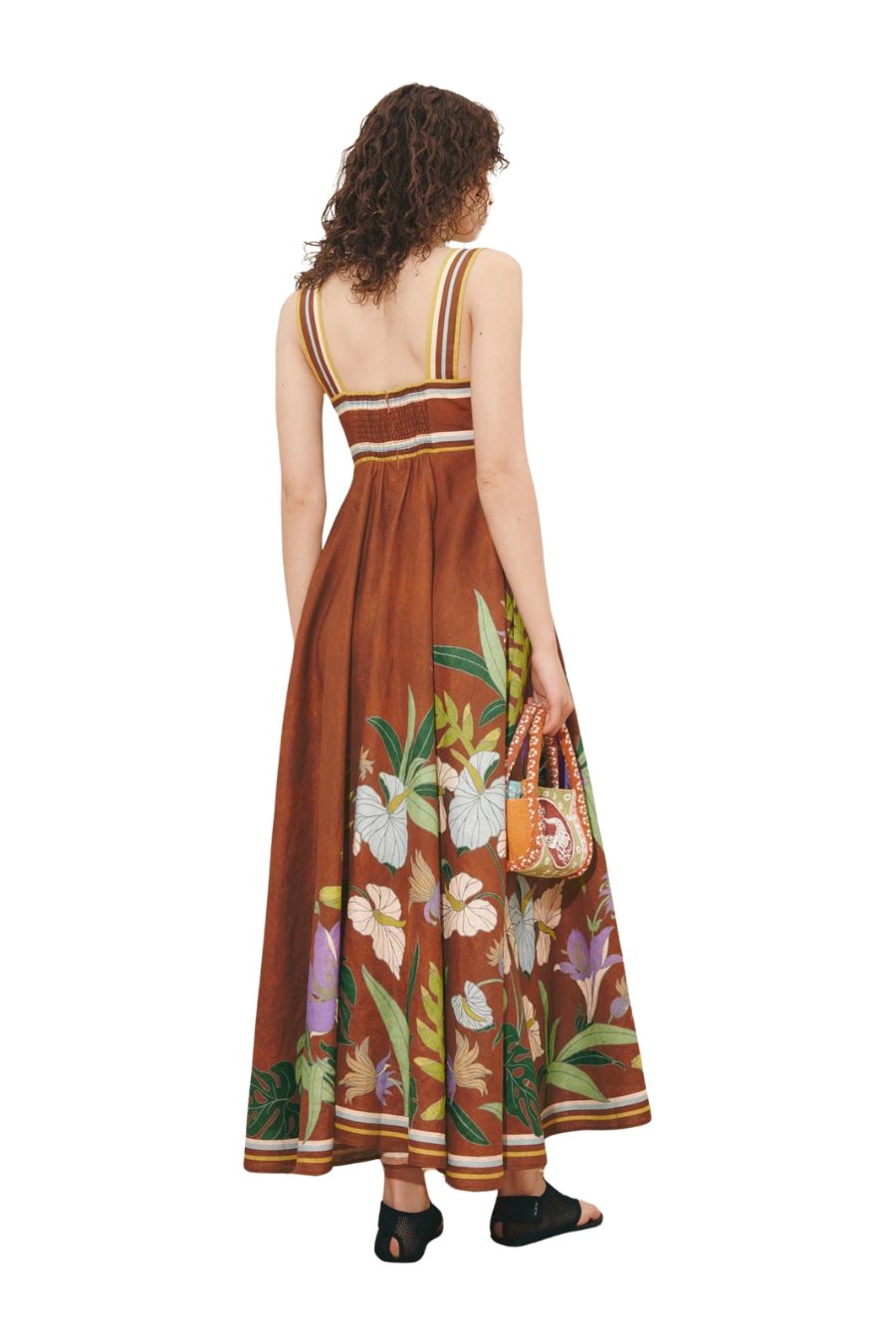 Alfie Twist Sundress in Chocolate