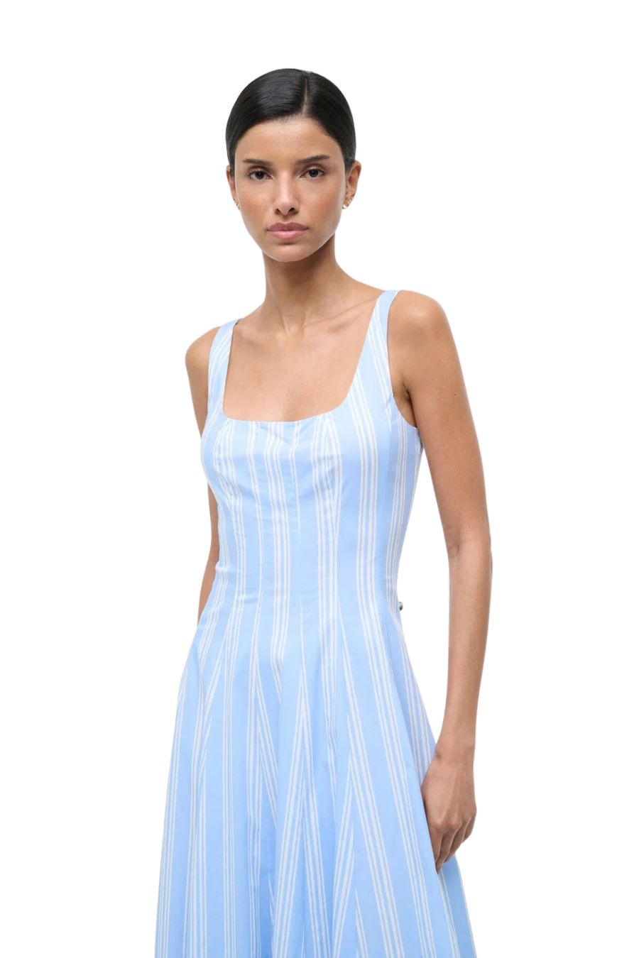 Wells Dress in Ventura Stripe