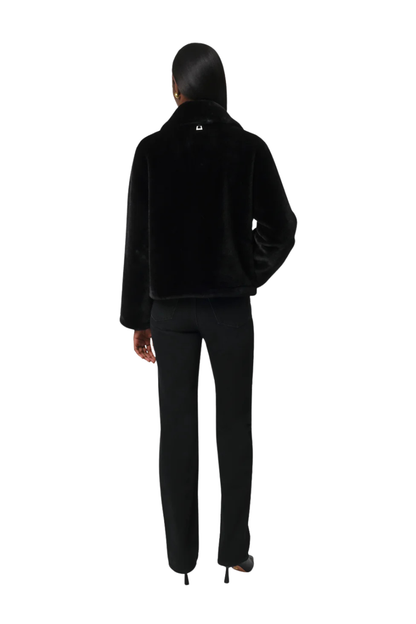 Elis Coat in Noir