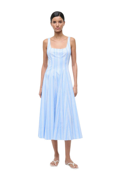 Wells Dress in Ventura Stripe