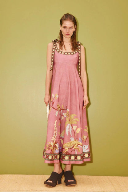 Zuri Ballet Sundress in Rose