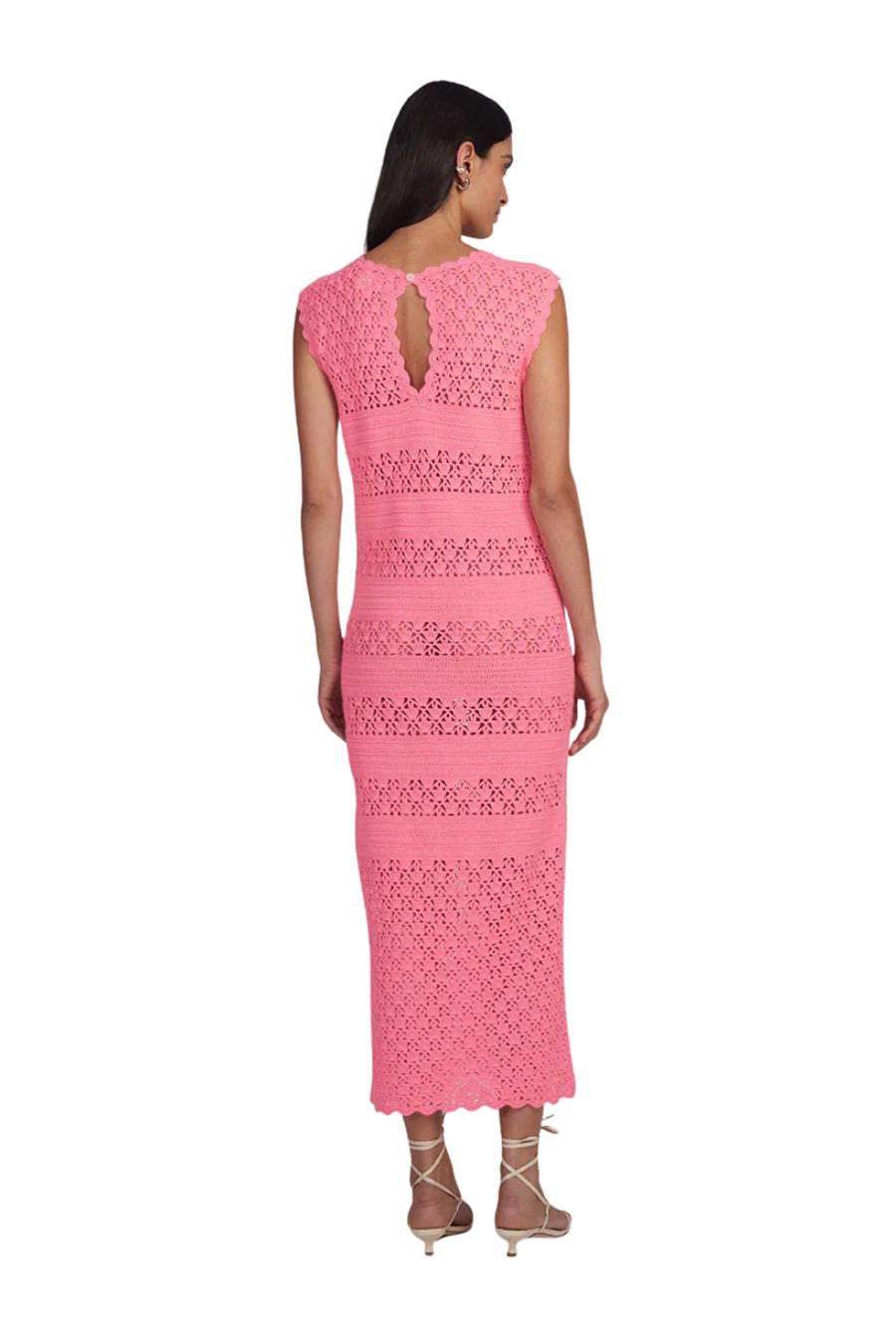 Amara Dress in Taffy Pink