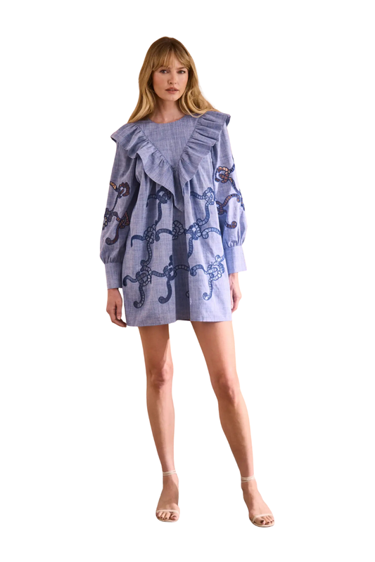 Azalea Dress in Seabank Chambray
