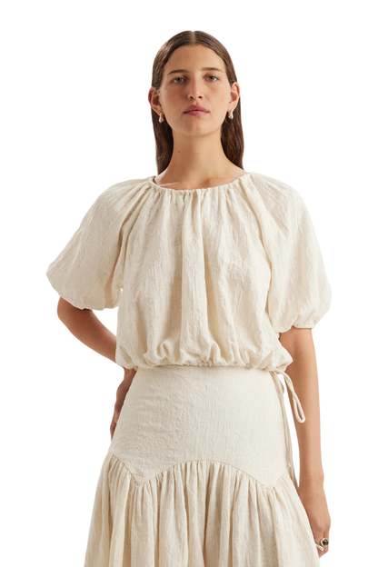 Lotus Top in Cream