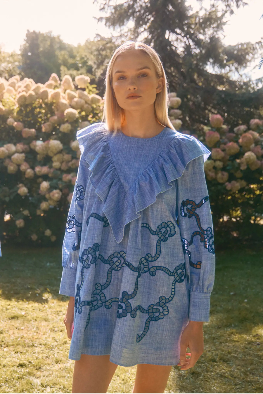 Azalea Dress in Seabank Chambray