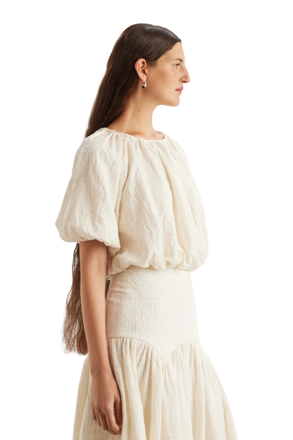 Lotus Top in Cream