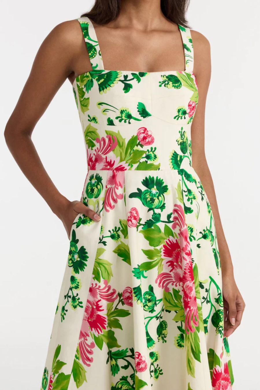 Sabrina Dress in Saffier Bouquet
