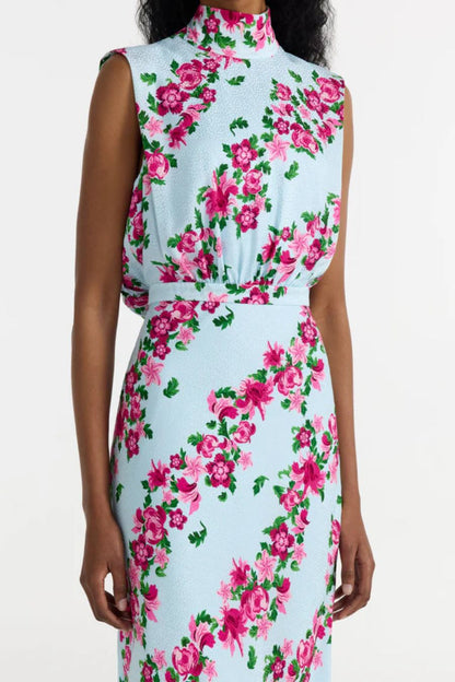 Fleur Dress in Bellis Stripe
