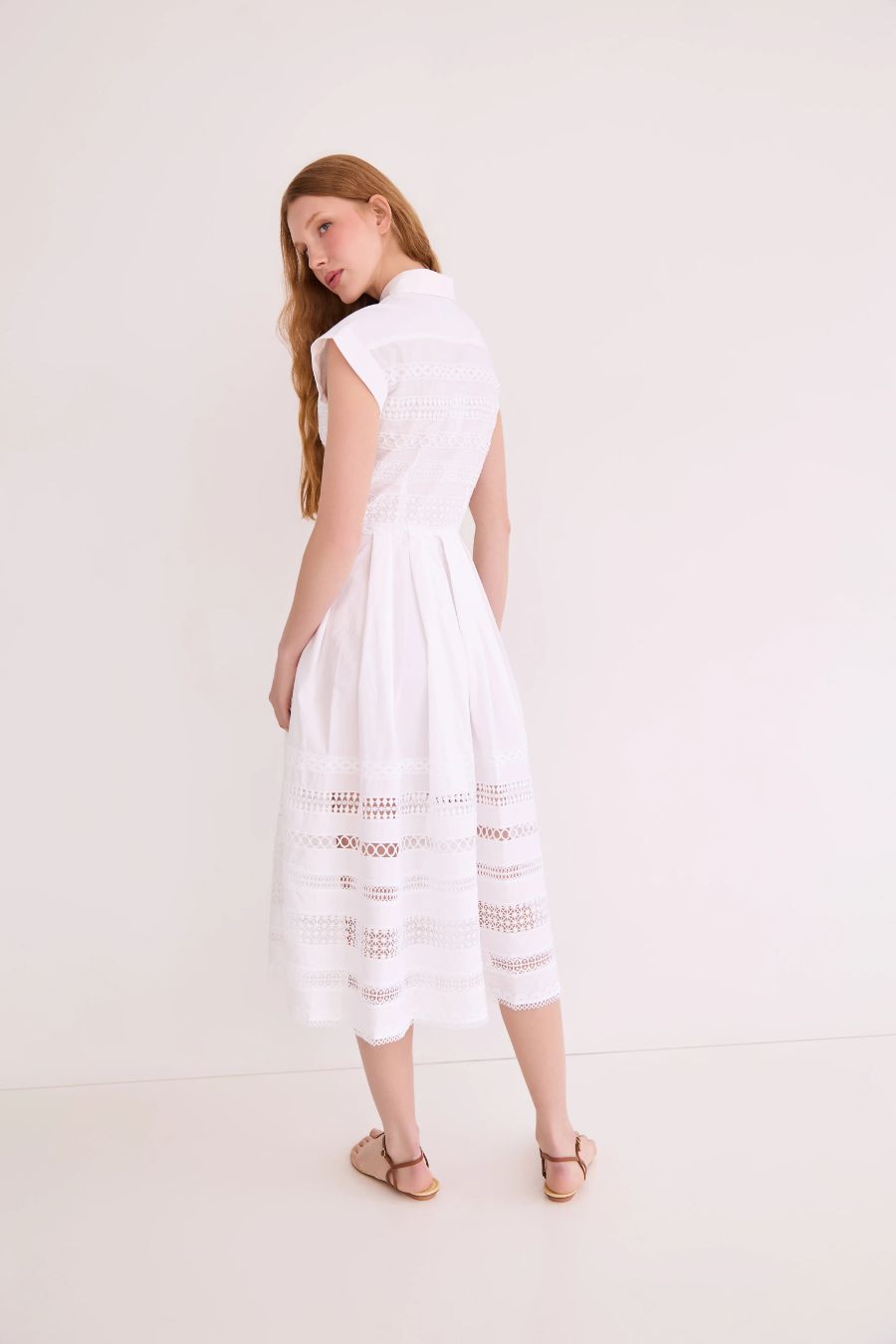 Octavia Dress in White