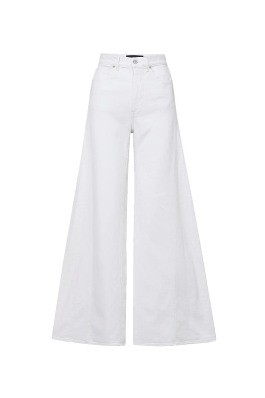 Vicki Extra-Wide-Leg Jean in White