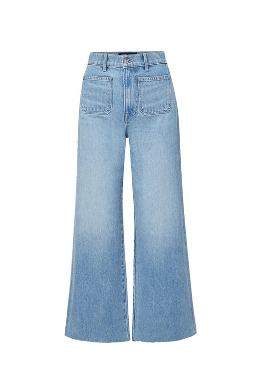 Taylor Cropped Wide-Leg Jean in Big Splash