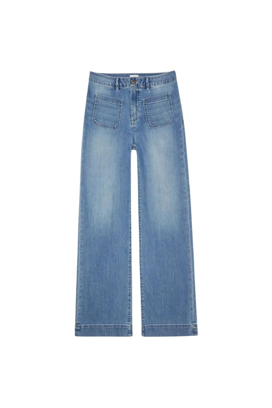 Column Jean in 7-Year Indigo Stretch Denim