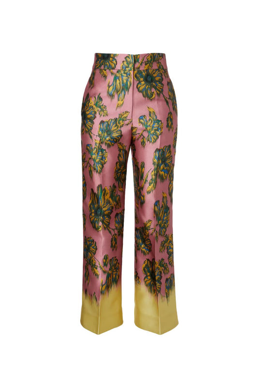 Faye Pant in Pink/Yellow Floral