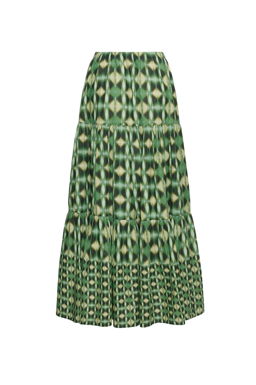 Melanie Skirt in Ashford Geo Moss
