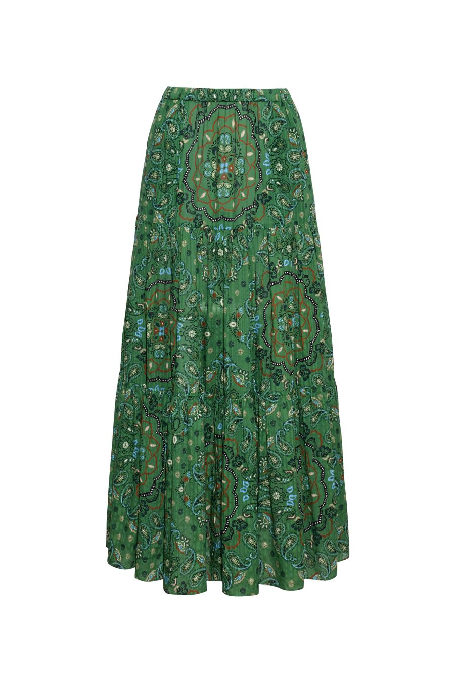 Melanie Skirt in Bandana Green