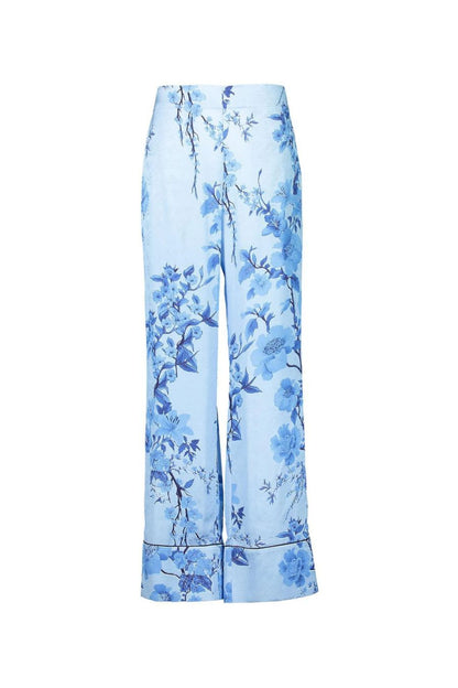 Havana Trouser in Cherry Blossom Blue