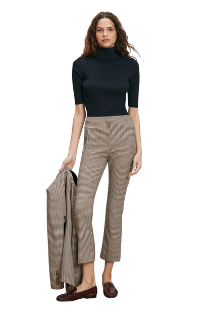 Arte Kick-Flare Pant in Rust/Navy