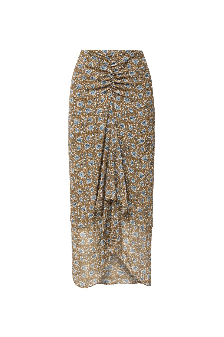 Limani Floral Midi Skirt in Acorn Multi