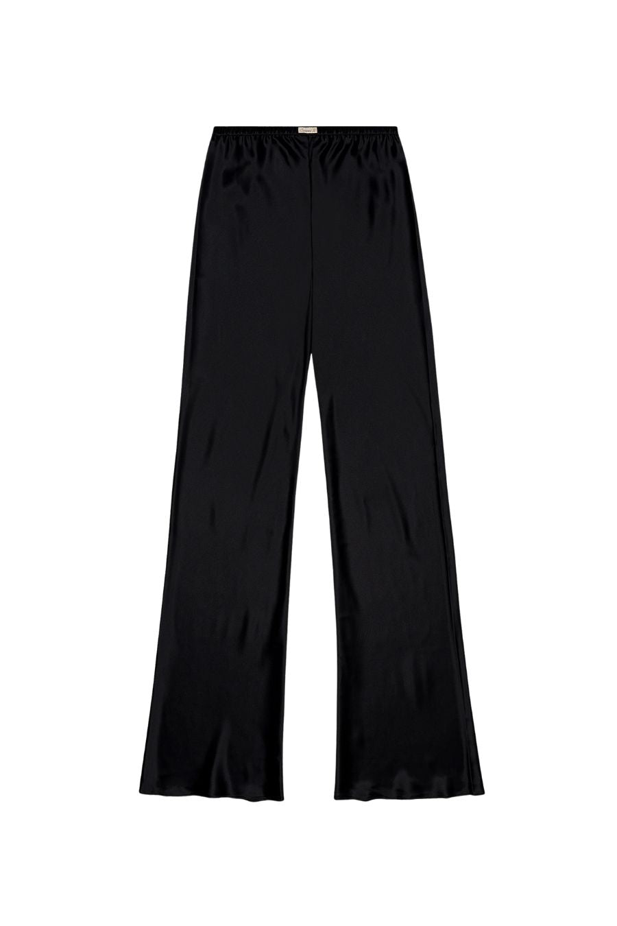 The Silk Bias Pant in Black