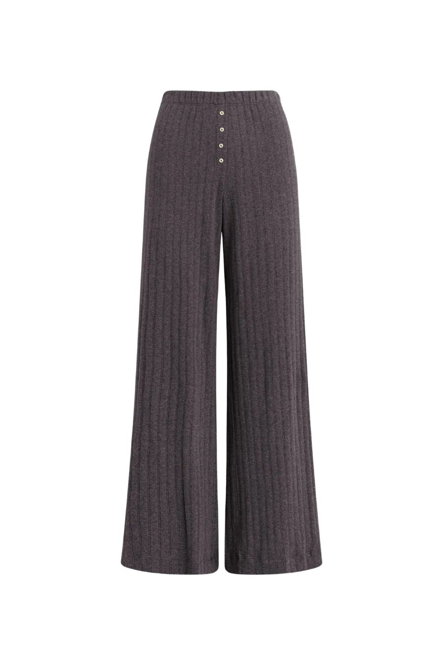 Pointelle Boxer Pant in Hickory Melange