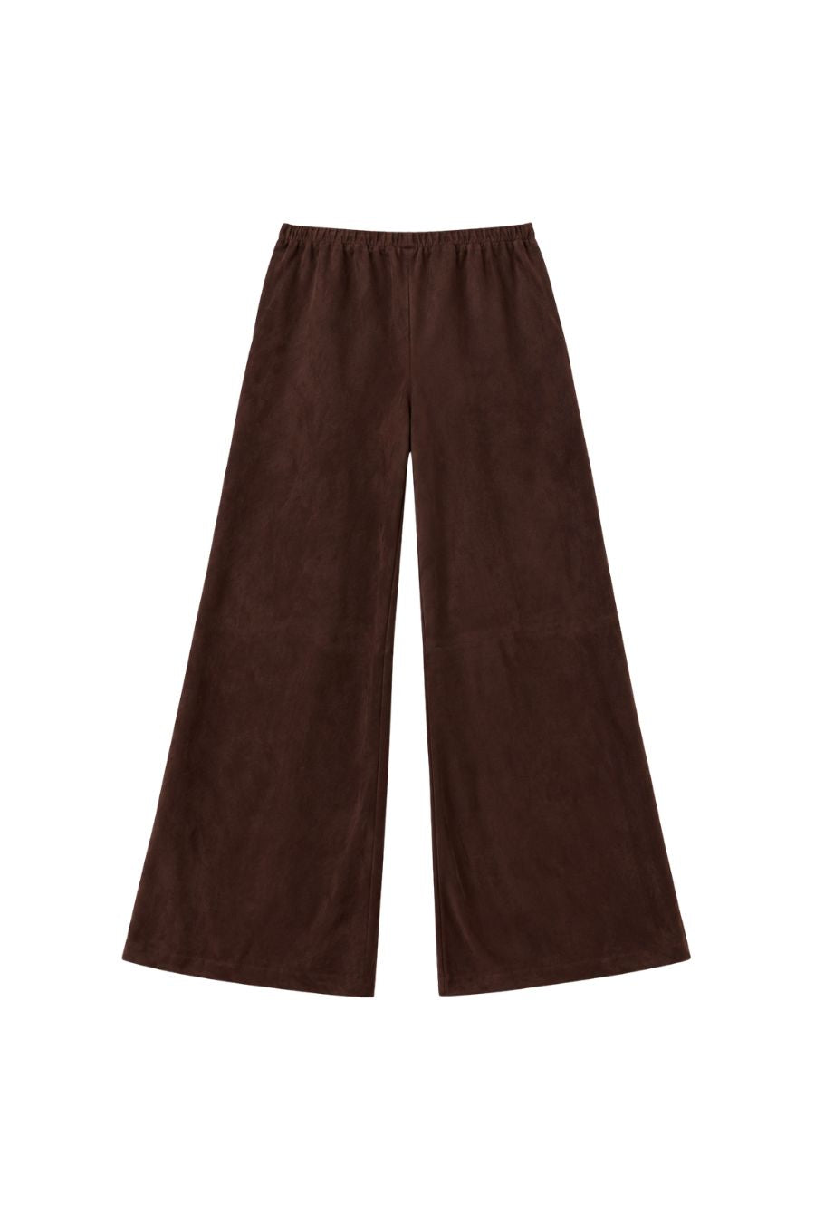 Suede Colby Pant in Chocolate