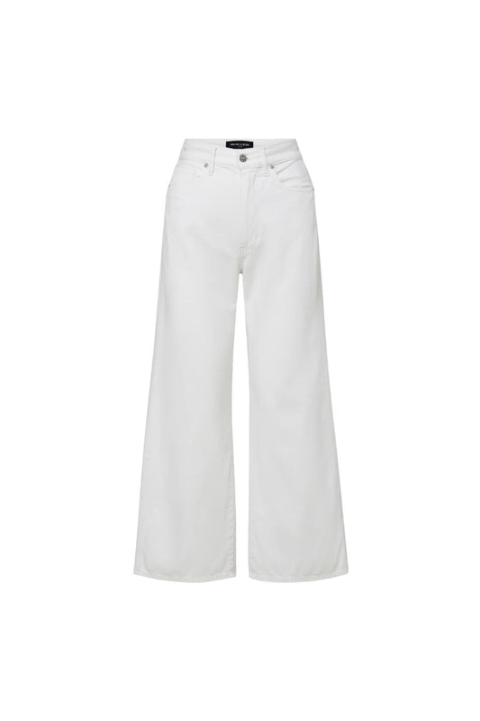 Taylor Cropped High Rise Jean in White