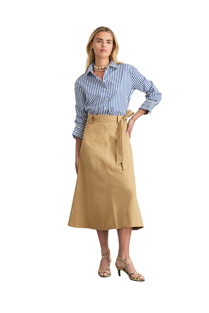 Brinson Skirt in Dark Khaki