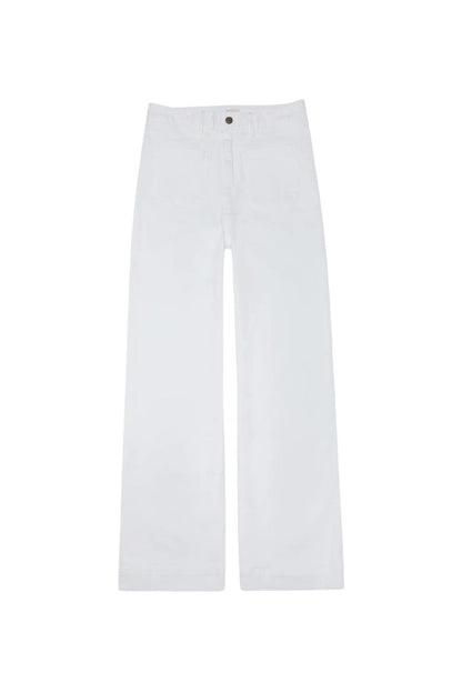 Coco Patch Pocket Jean in White