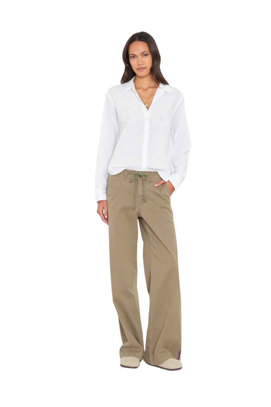 Army Green Bradshaw Twill Pant