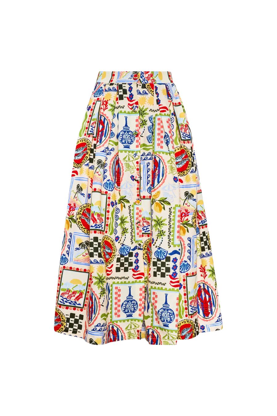 Eva Skirt in Coastal Conversation