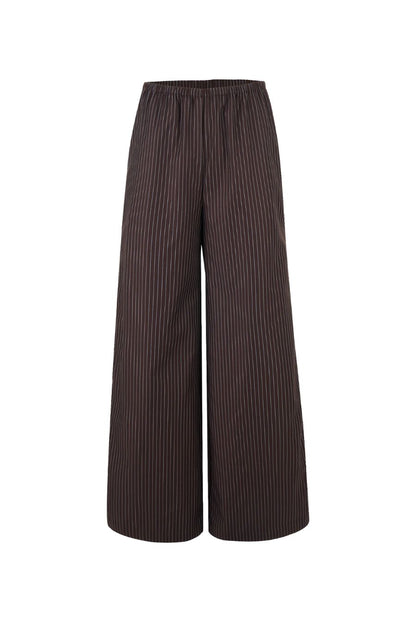 Rosie Assoulin High Line Pant in Espresso, tailored pant