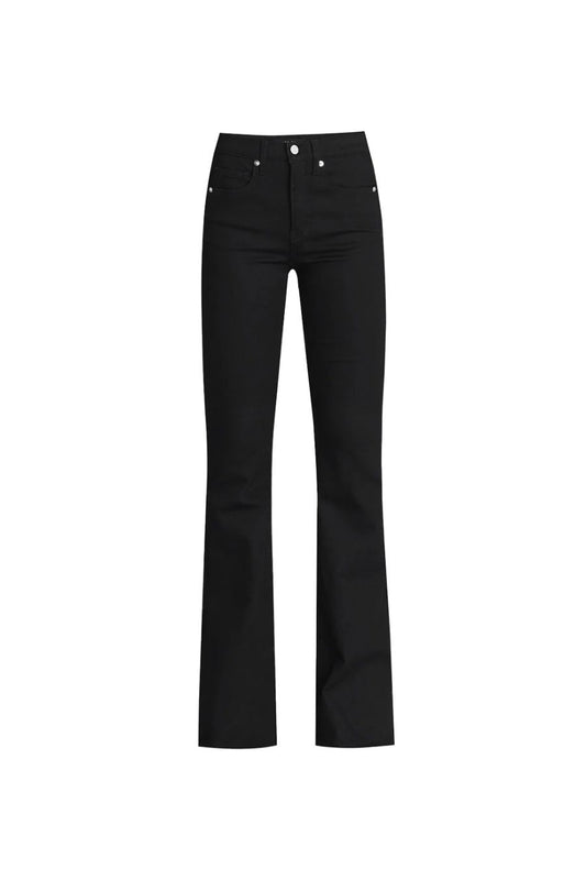 Veronica Beard Beverly Skinny-Flare Jean in Onyx